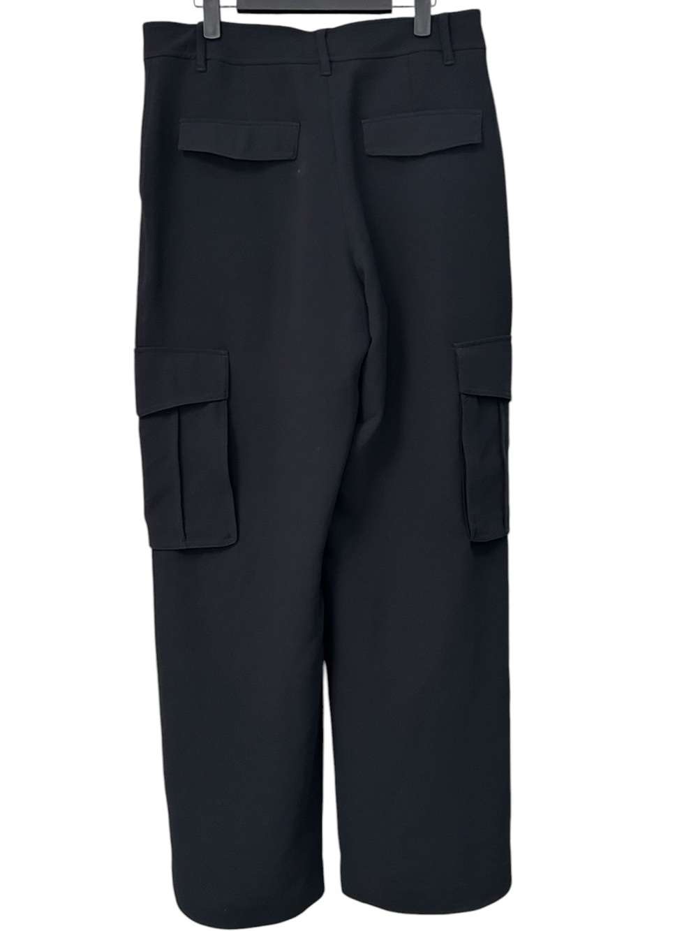 Aritzia Wilfred Bridger Cargo Pant Wide-Leg Trouser In Black Sz 12 Style 113319 - Picture 8 of 16
